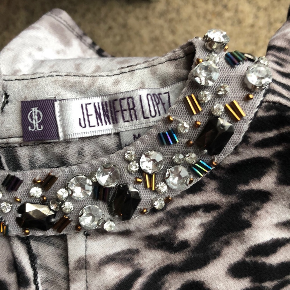 Jennifer Lopez jewel necked tank - Picture 5 of 5